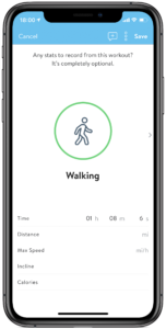 Personal training Marbella Traineriize app display cardio tracking