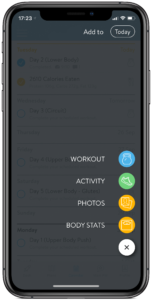 Personal training Marbella Traineriize app displaying scheduling a new activity