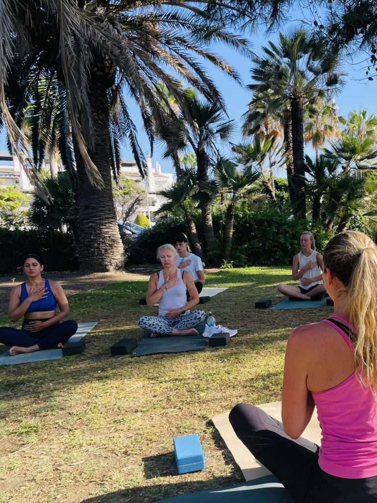 Yoga class PT Marbella collective
