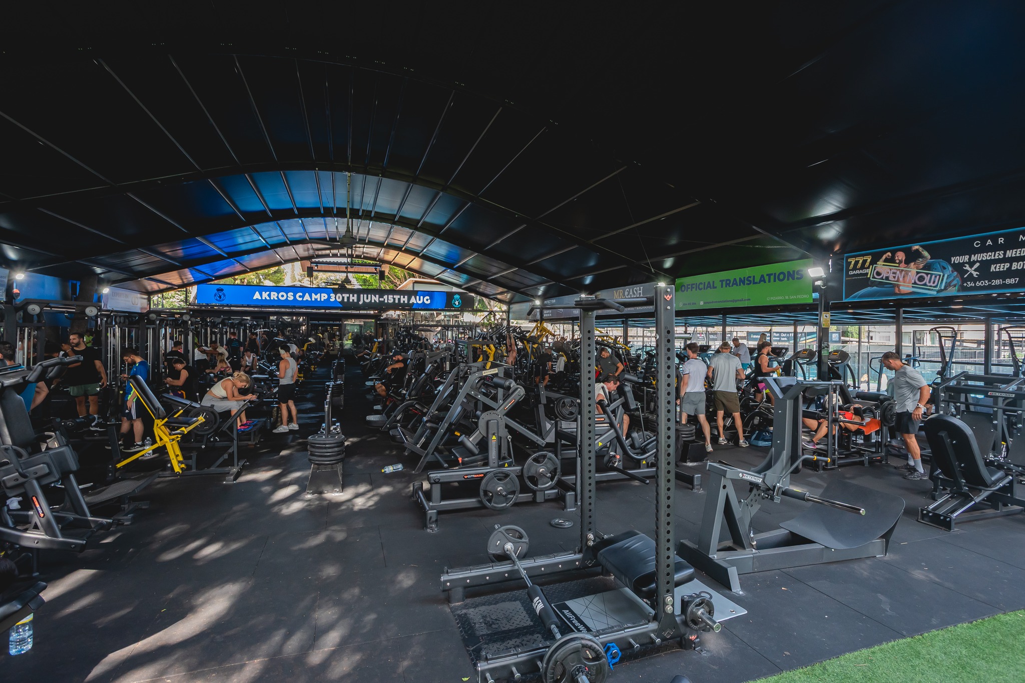 Real Club Padel Marbella Outdoor Strength Area